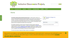 Desktop Screenshot of inclusiveclassrooms.org